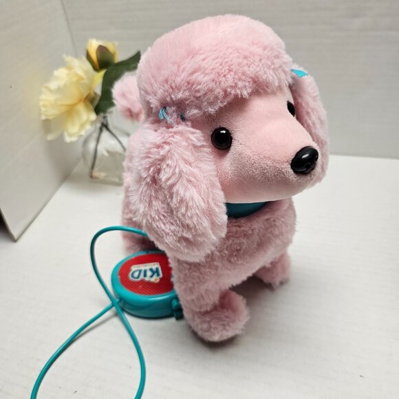 Interactive Kid Connection Poodle Dog Pink Puppy Walking Sound Remote Control - Picture 6 of 8